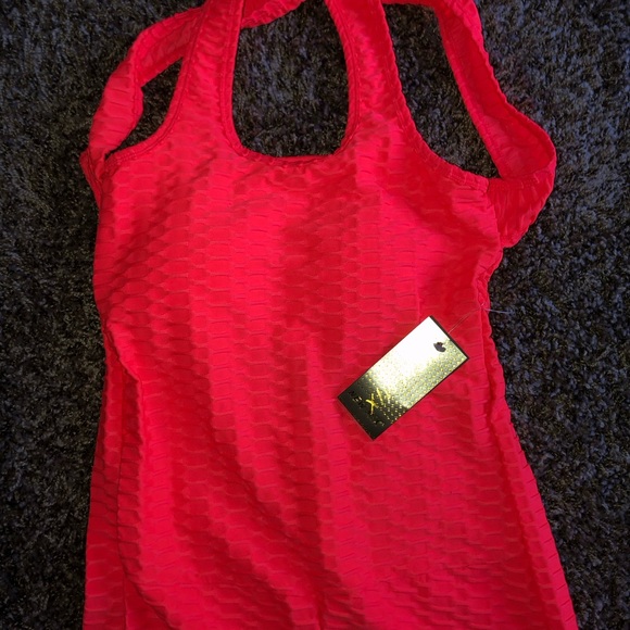 Pink Workout Jumpsuit - Picture 6 of 8